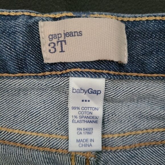 GAP Light Blue Bootcut Jeans Size 3T - Picture 3 of 3